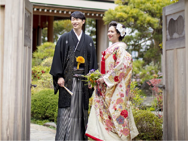 伊勢神宮内宮へ結婚のご奉告